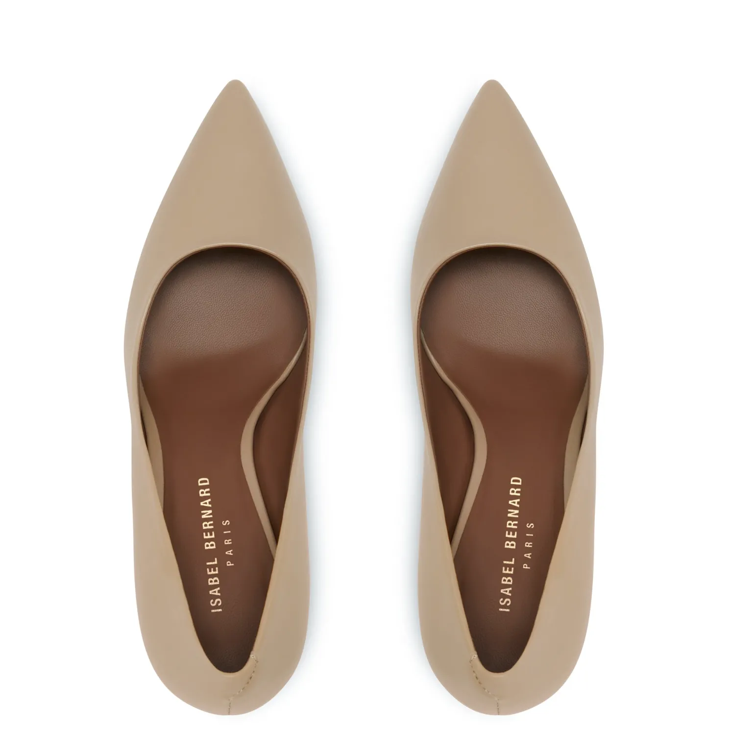 Vendôme Lianne beige leren pumps van kalfsleer
