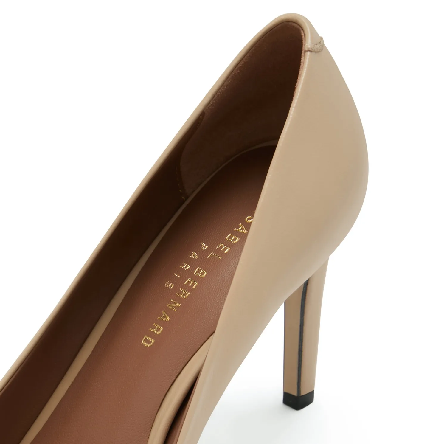 Vendôme Lianne beige leren pumps van kalfsleer