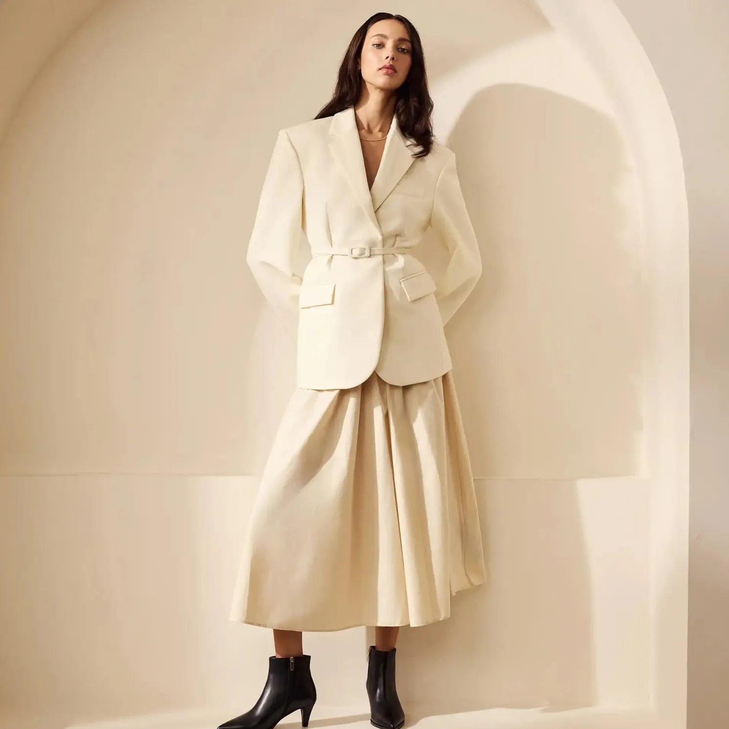 Vendôme Lola zwarte leren laarzen van kalfsleer