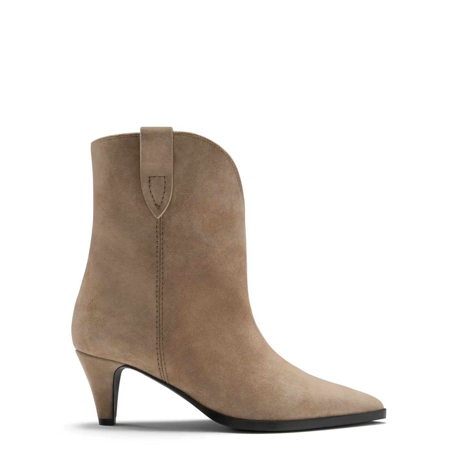 Vendôme Louane taupe suède laarzen