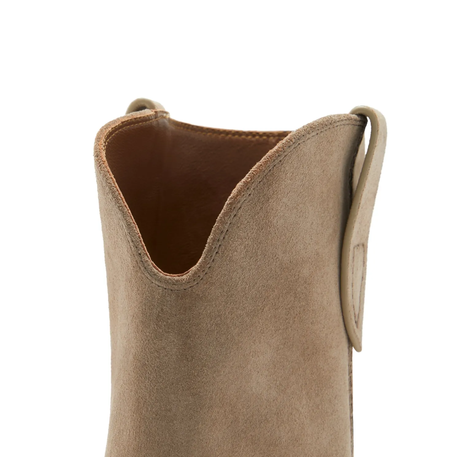 Vendôme Louane taupe suède laarzen