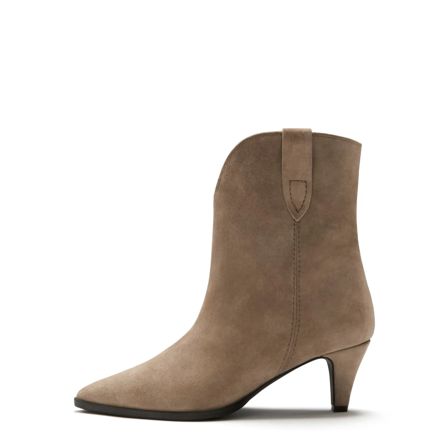 Vendôme Louane taupe suède laarzen