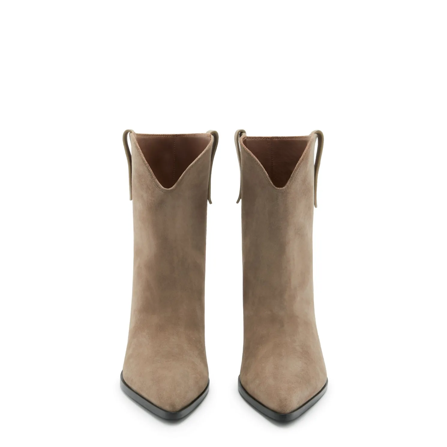 Vendôme Louane taupe suède laarzen