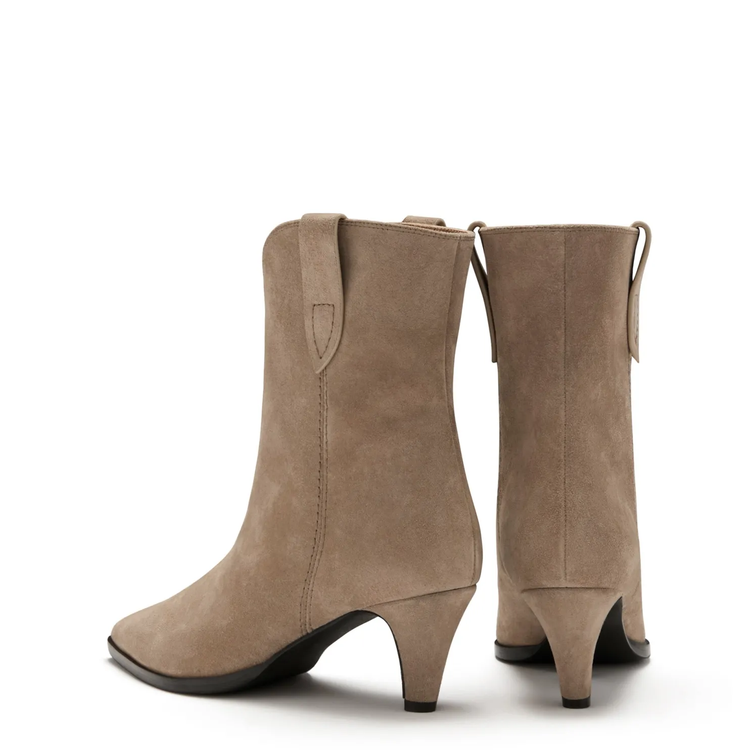 Vendôme Louane taupe suède laarzen