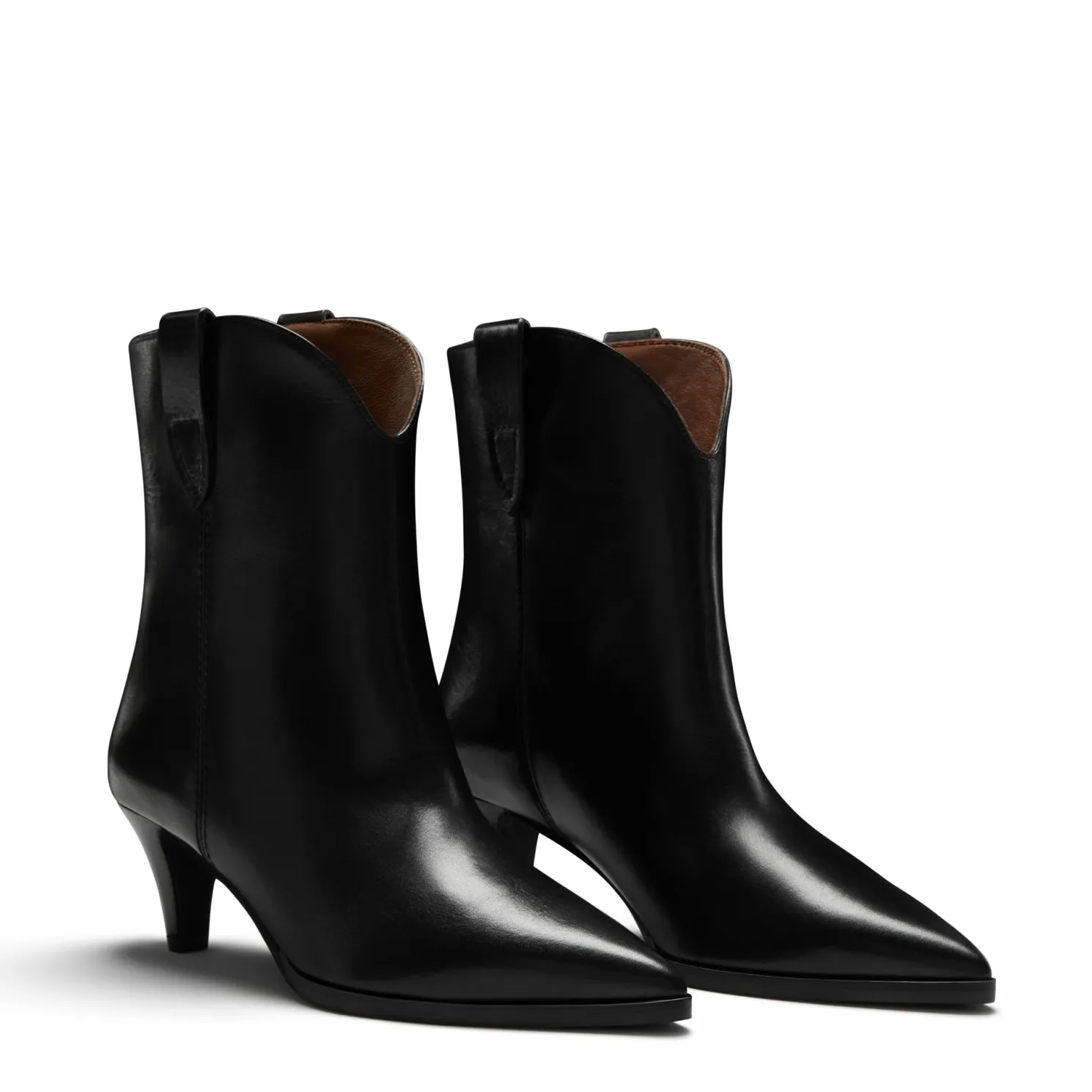 Vendôme Louane zwarte leren laarzen van kalfsleer