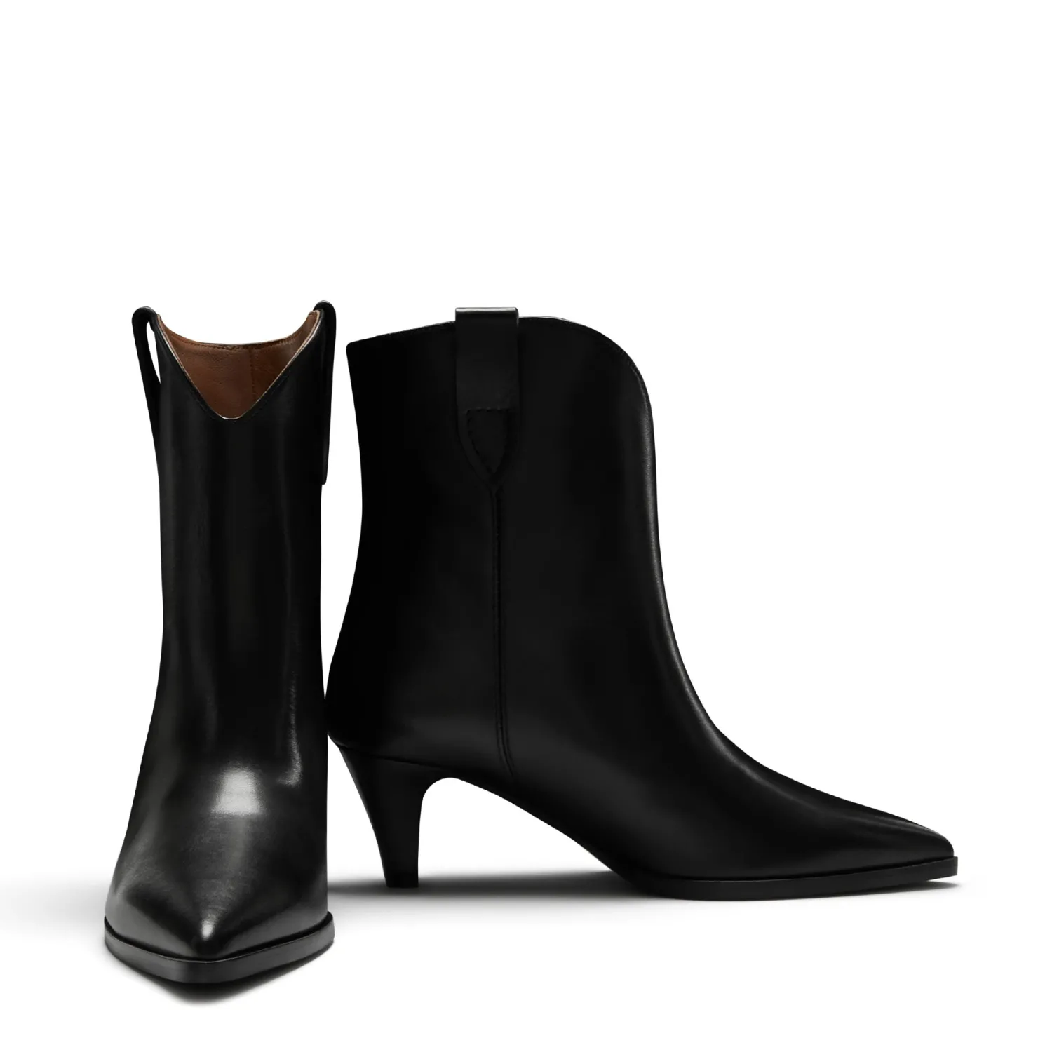 Vendôme Louane zwarte leren laarzen van kalfsleer