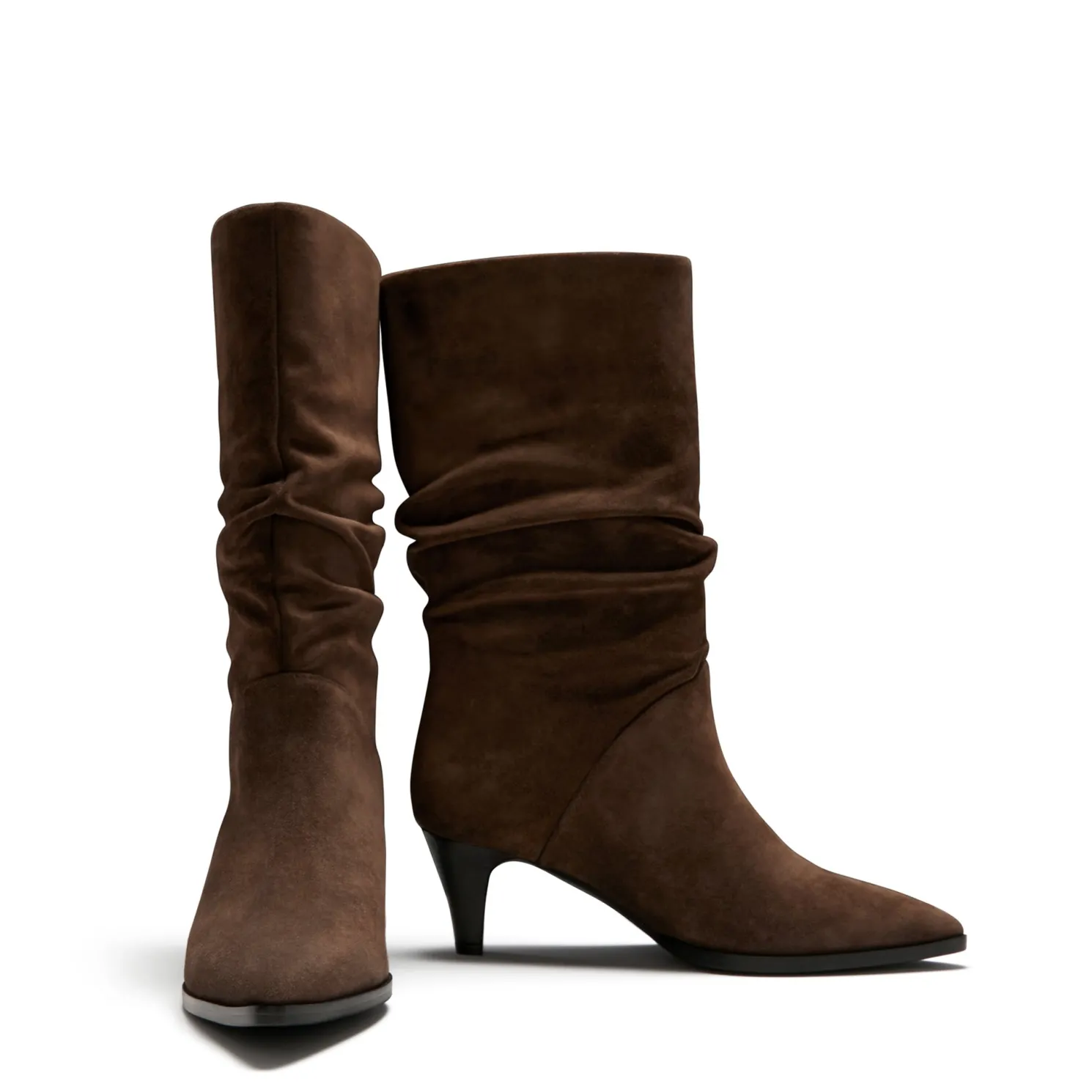 Vendôme Margot bruine suède laarzen