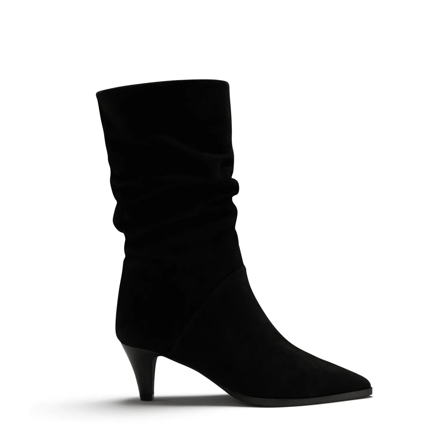 Vendôme Margot zwarte suède laarzen