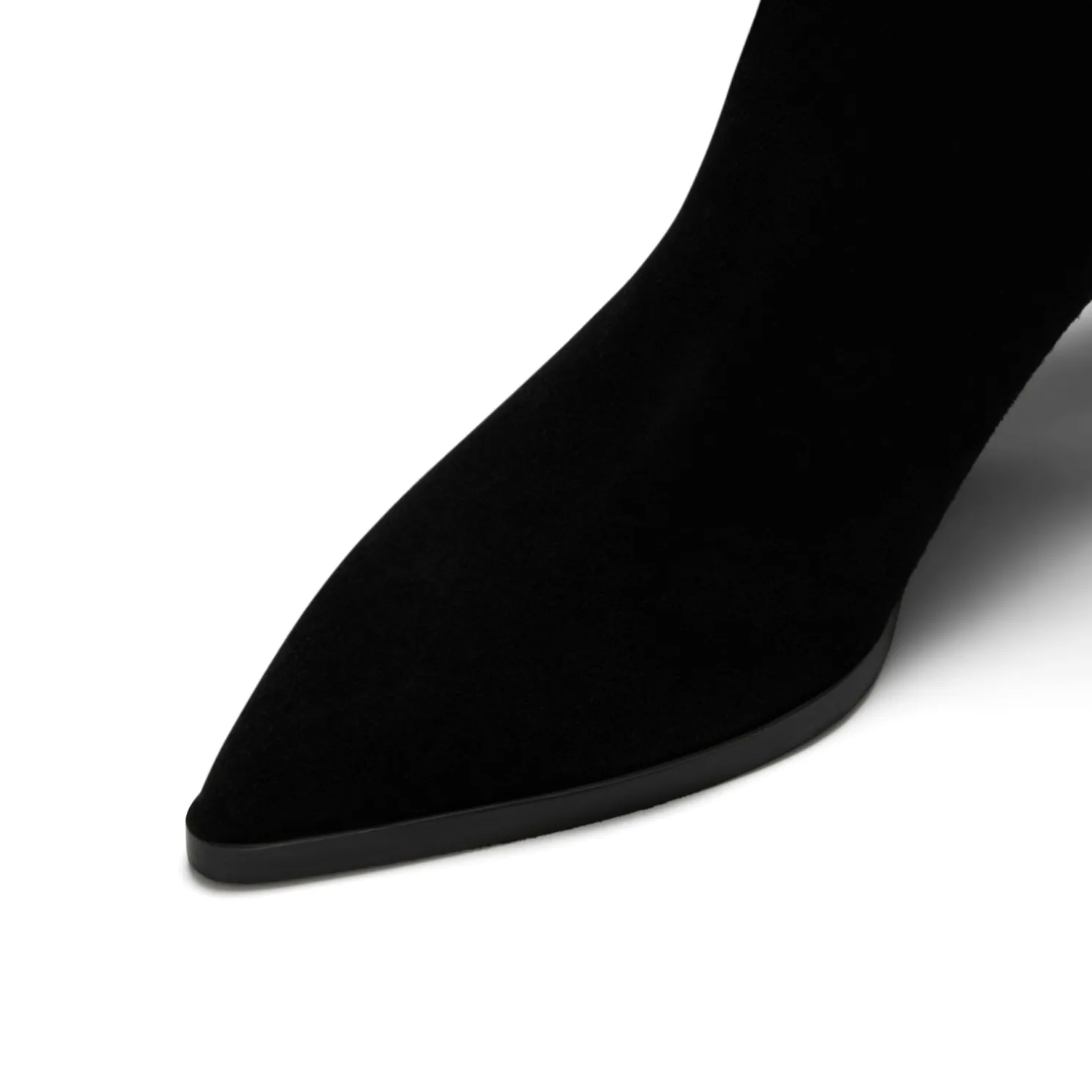 Vendôme Margot zwarte suède laarzen