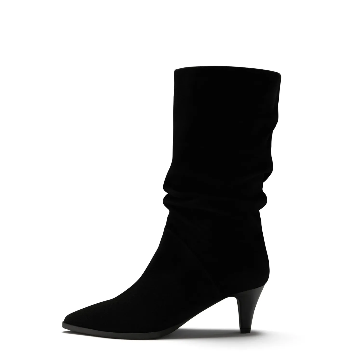 Vendôme Margot zwarte suède laarzen