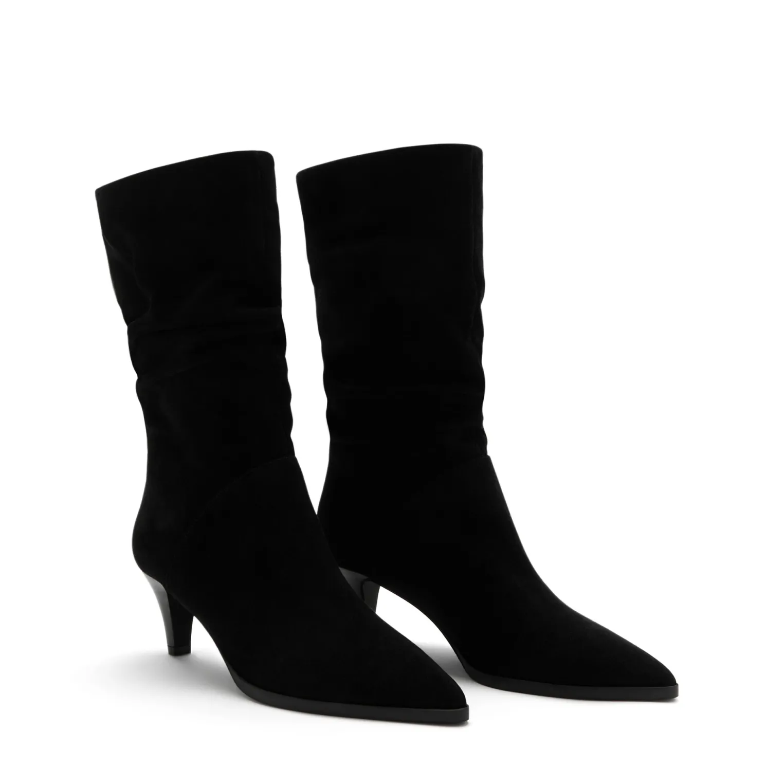 Vendôme Margot zwarte suède laarzen