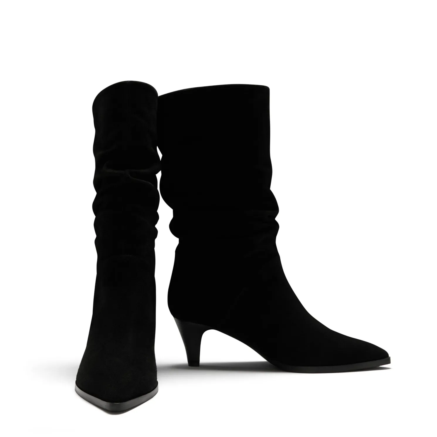 Vendôme Margot zwarte suède laarzen