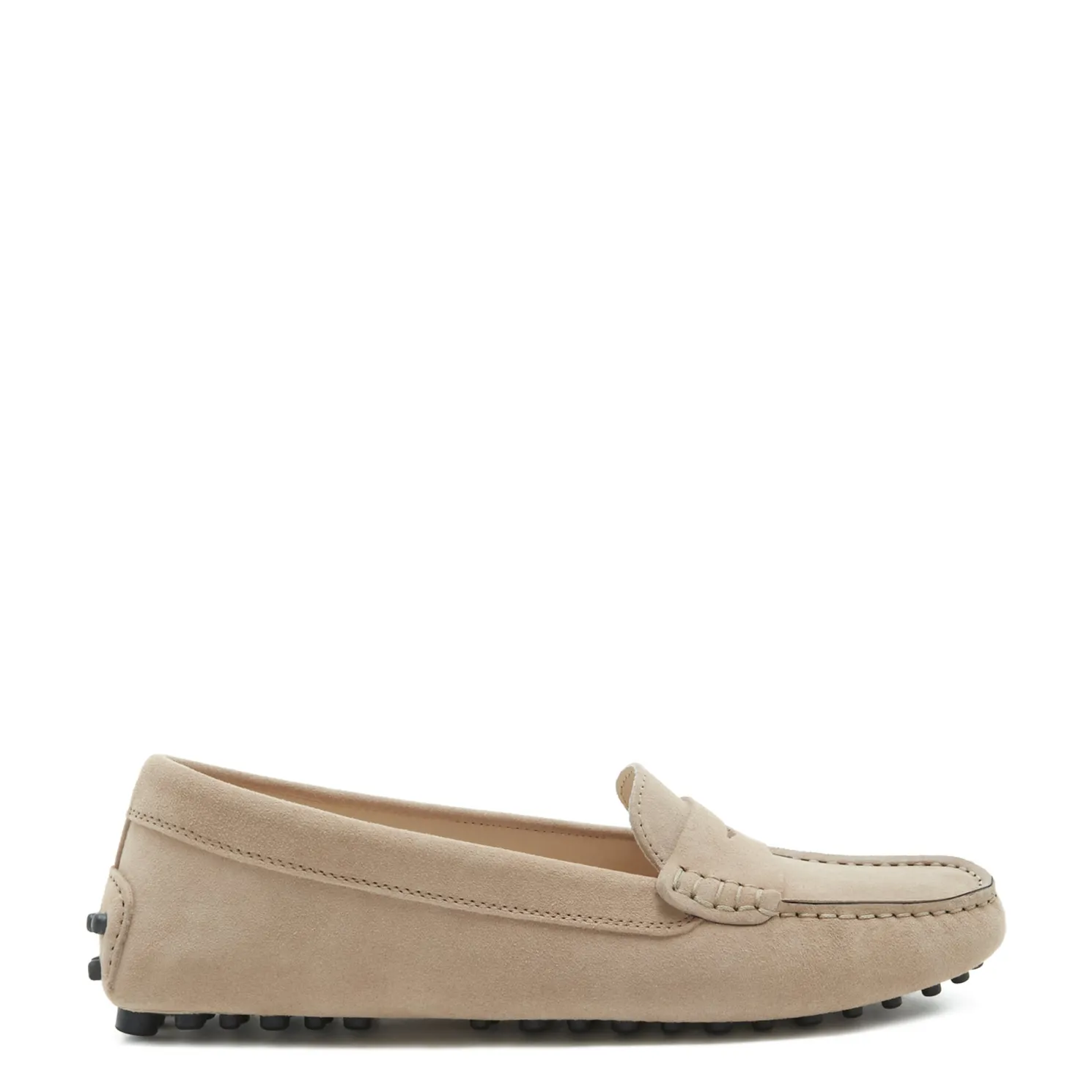 Vendôme Marie beige suède mocassins