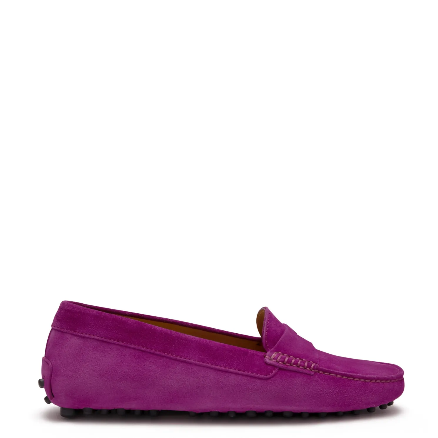 Vendôme Marie fuchsia suède mocassins